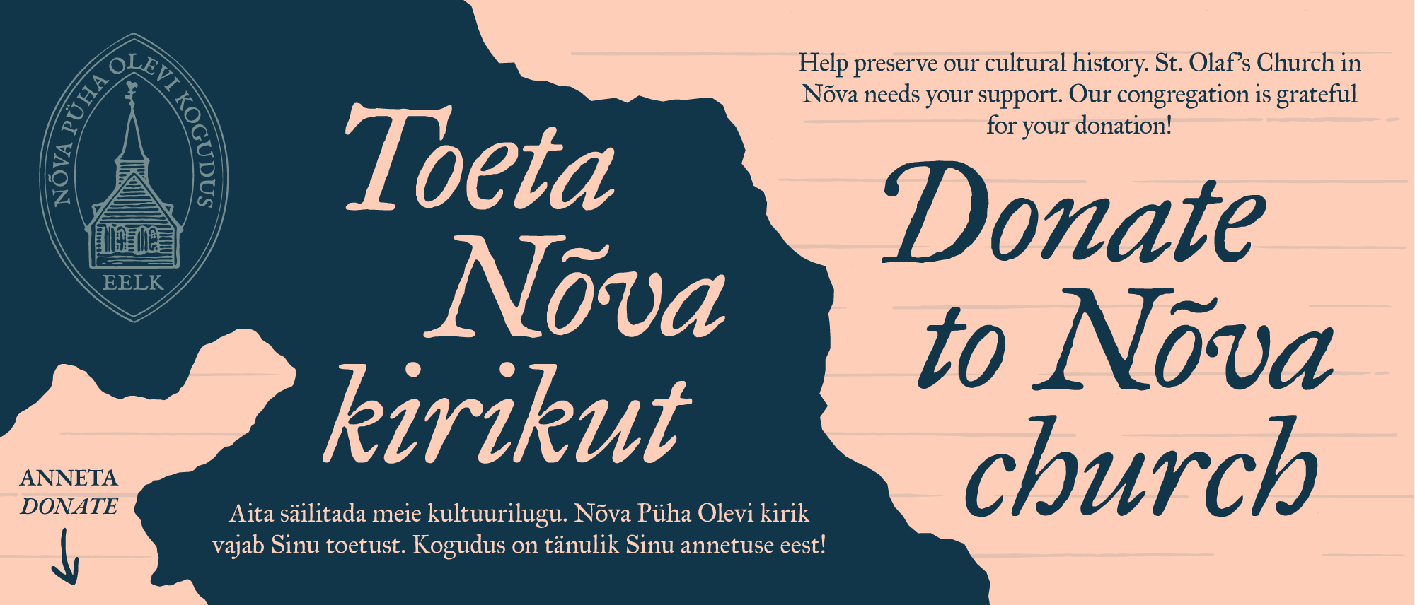 Toeta Nõva kirikut, aita säilitada meie kultuurilugu