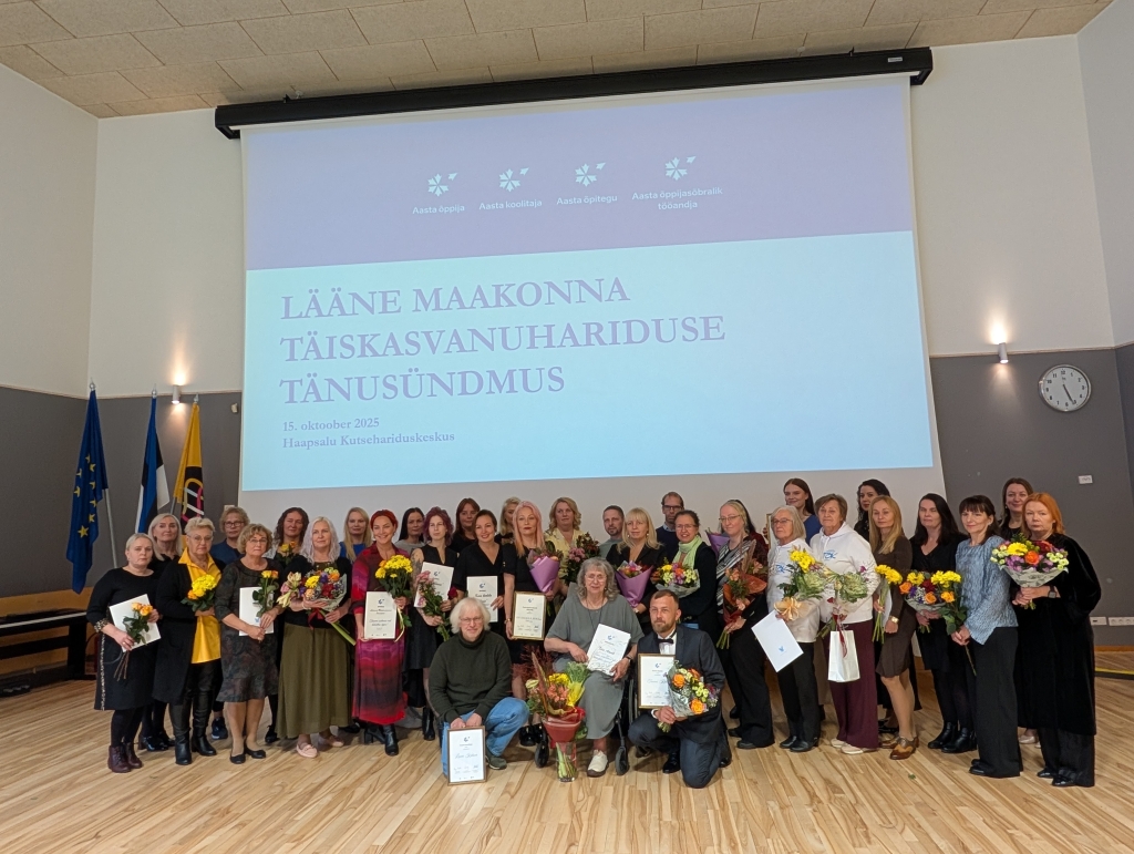 Täiskavsanuhariduse tunnustuse saajad 2025