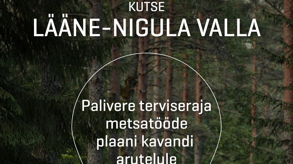 RMK metsatööde arutelu Lääne Nigula Palivere