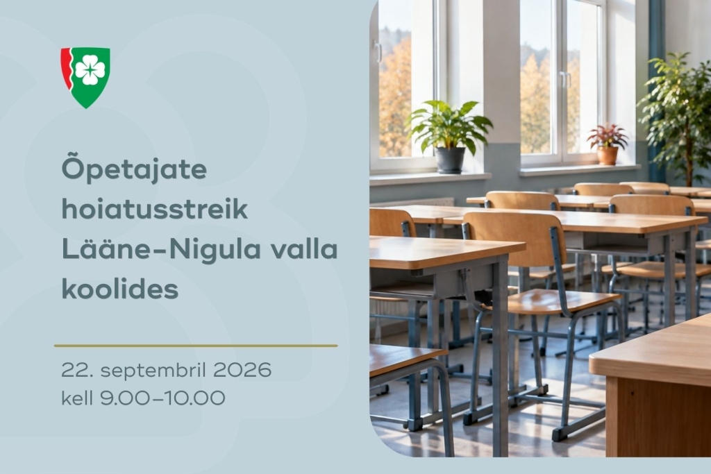 Õpetajate hoiatusstreik Lääne-Nigula valla koolides
