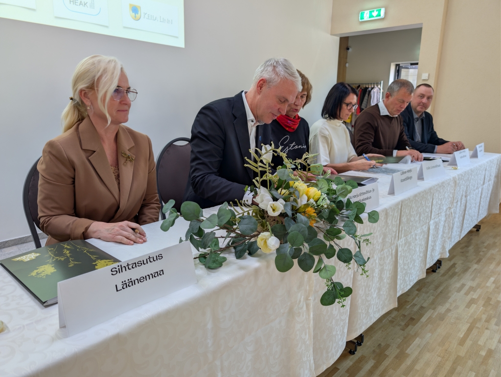 Loode-Eesti geoapargi arendamise koostöö kokkuleppe allkirjastamine 30.09.2026