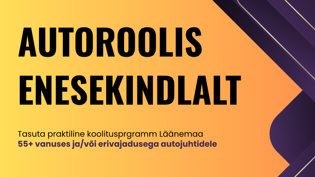 Autokoolis enesekindlalt