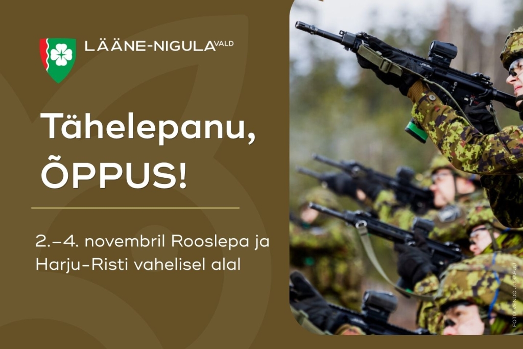 Tähelepanu, Õppus!
